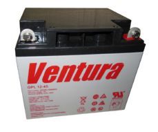 Аккумуляторная батарея Ventura GPL 12-45 Напряжение 12 B - 45Ah Ventura Ventura GPL 12-45 фото, купить, цена, магазин